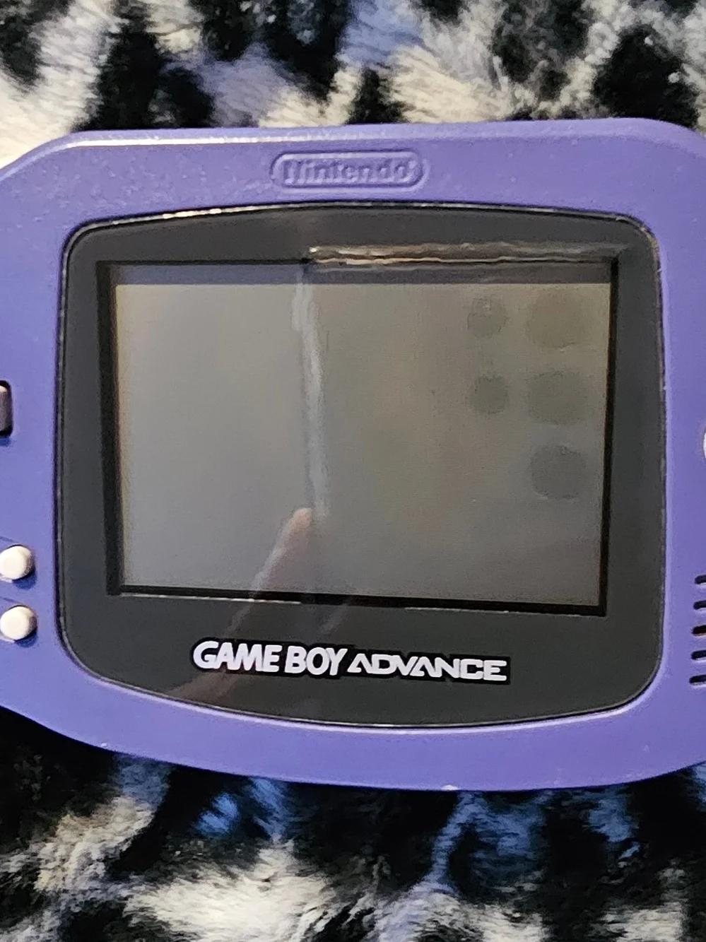 Nintendo Game Boy Advance Purple Portable Gaming Console